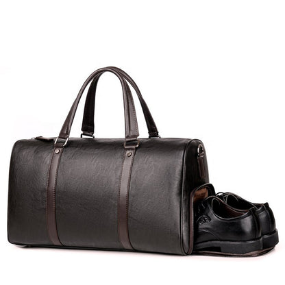 Bolsa de viaje de cuero para ocio