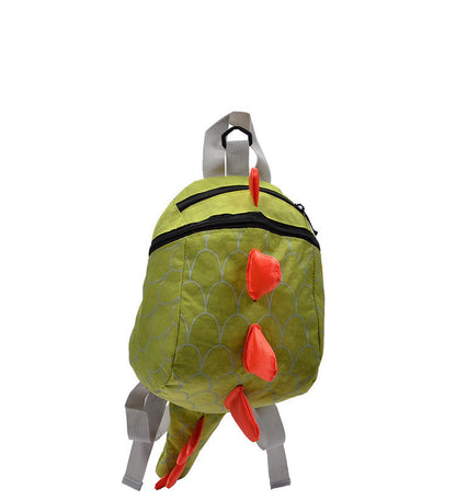 Mochila escolar para niños de jardín de infantes, mochila antipérdida con diseño de dinosaurio