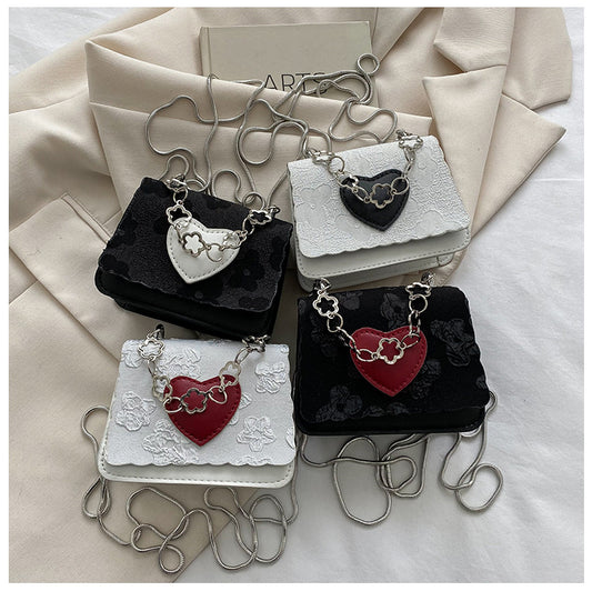 Peach Heart small square