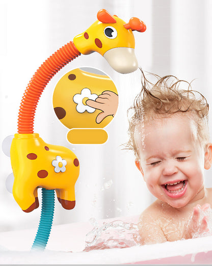 Kinder Badespielzeug Elektrische Cartoon Giraffe Dusche Baby Spray Badewanne Spielzeug Pädagogisches Spiel Spiel Strand Spielzeug