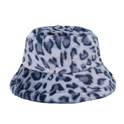 Panama Zebra Print Plush Velvet Hat - BAGMODA