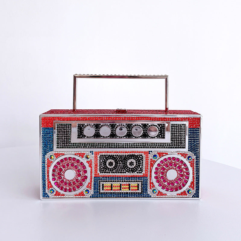 Diamonds Radio Clutch