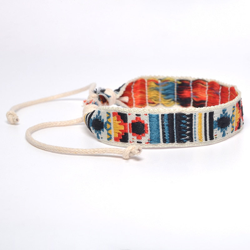 Bohemia Style Weave Rope Friendship Bracelets For Woman Men Cotton Handmade Charm Bracelet & Bangles Ethnic Jewelry Gifts