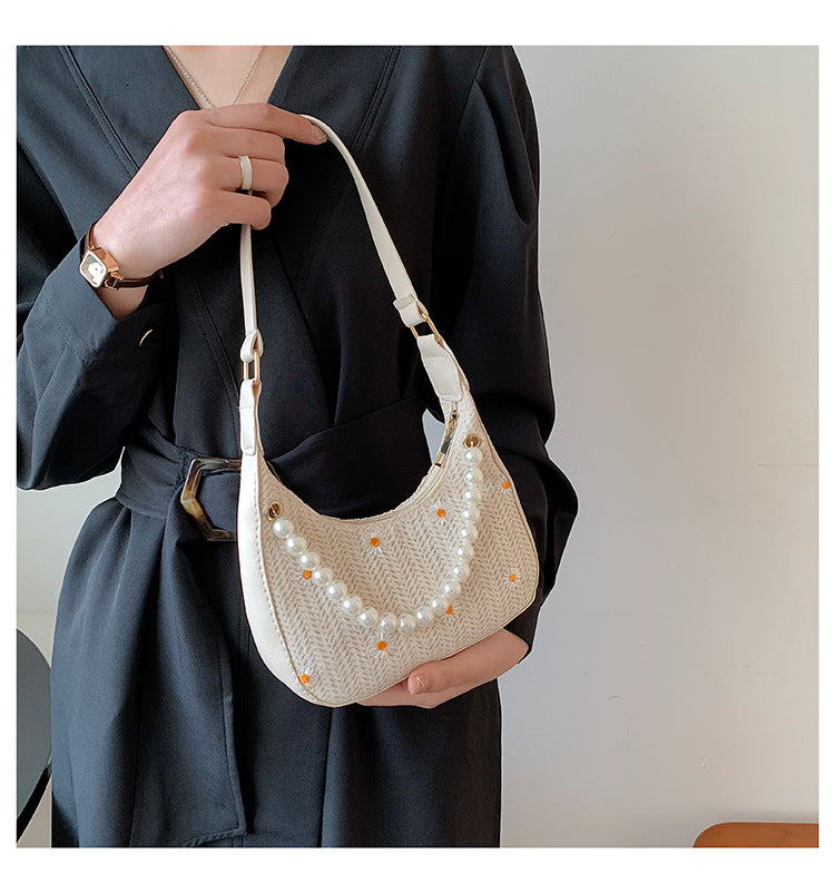 SunnyBloom Straw Woven Bag