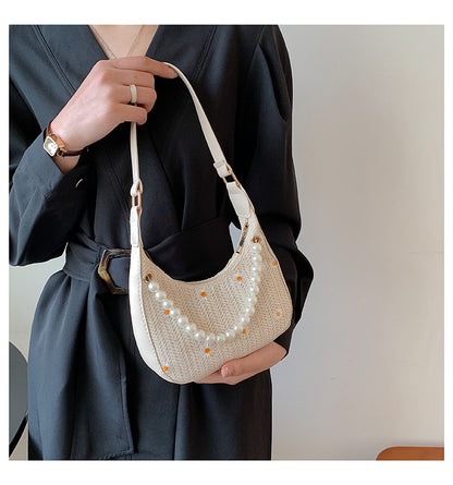 SunnyBloom Straw Woven Bag - BAGMODA