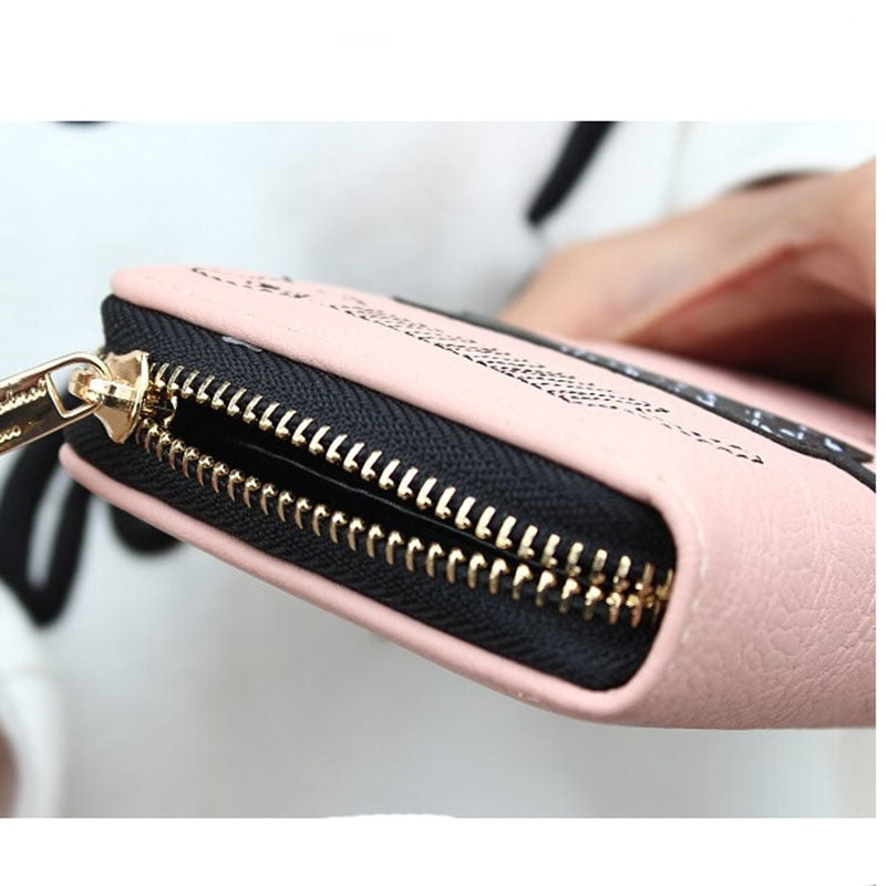 FLYING BIRDS leather wallet