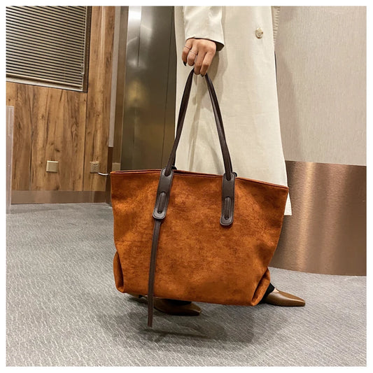 Winter Chic Shoulder Tote