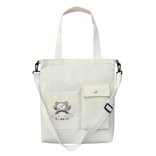 Cartoon Canvas Tote Bag