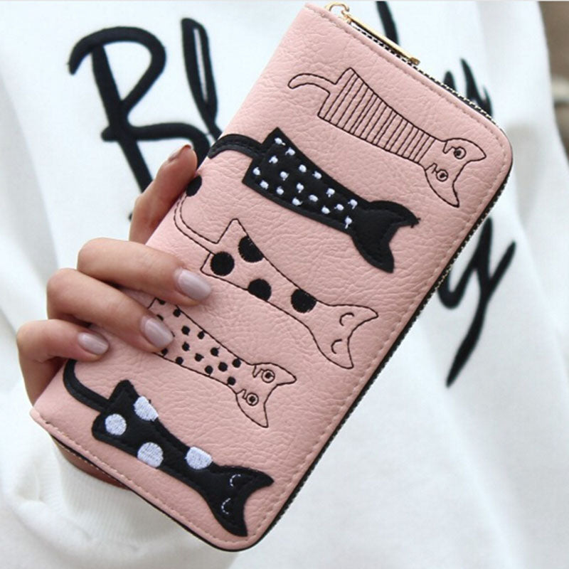 FLYING BIRDS leather wallet