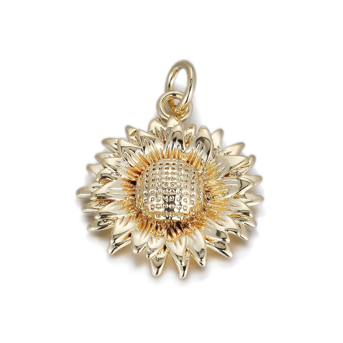 Drop Oil Bow Sunflower Pendant Diy Bracelet Necklace