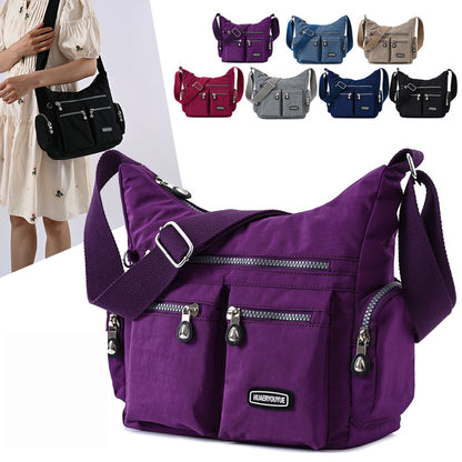 Bolsos cruzados impermeables con múltiples bolsillos