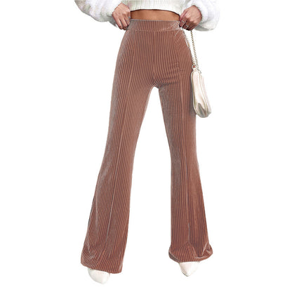 Cordhose mit weitem Bein für Damen