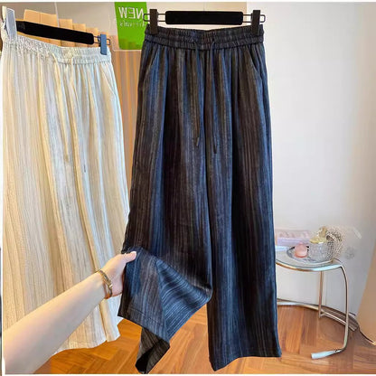 Pantalones anchos de verano para mujer