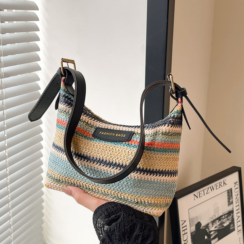 Casual Chic Woven Tote Bag