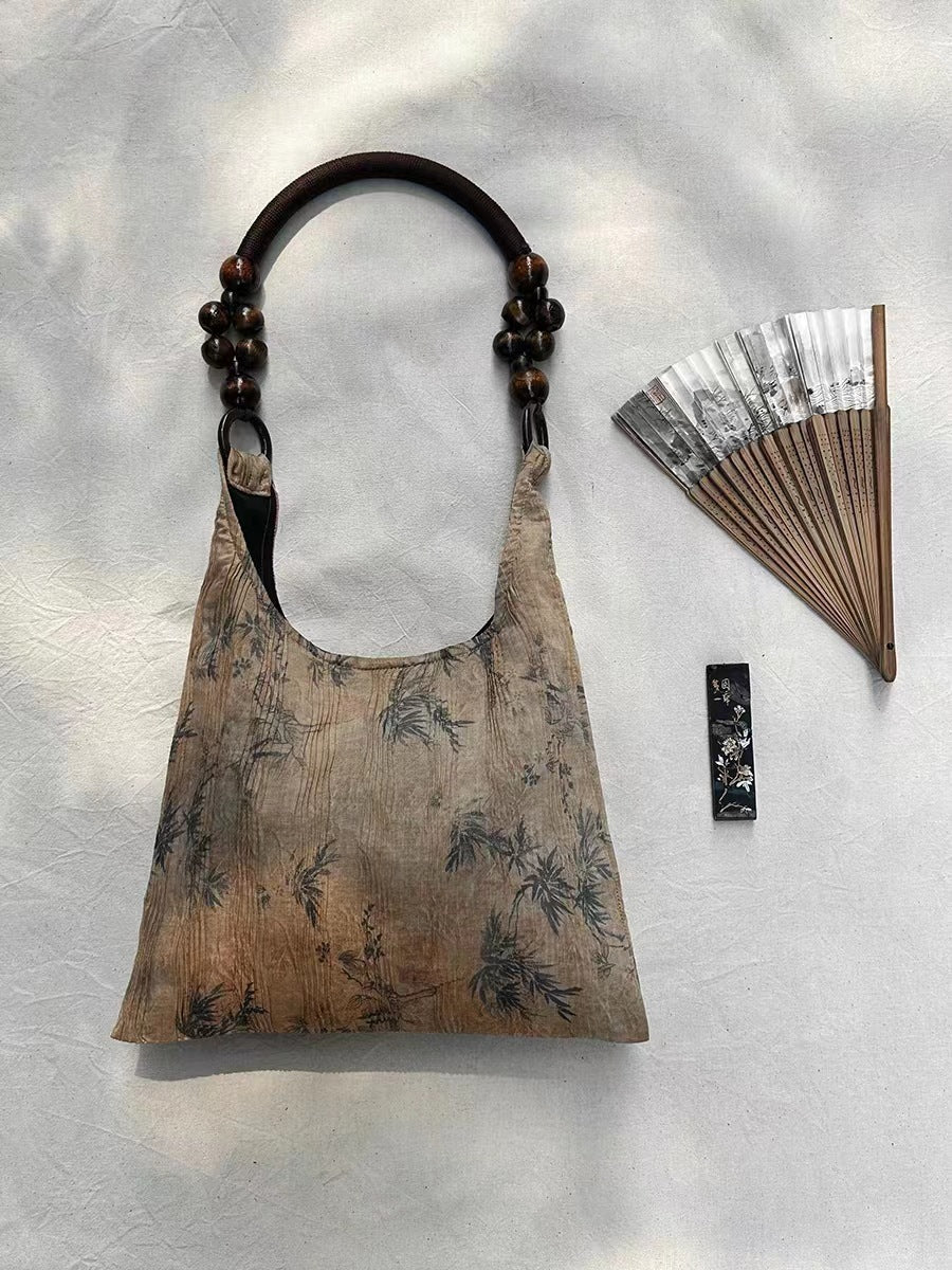 Bamboo Leaf Print Bag