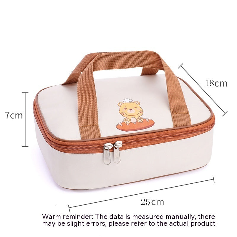Children's Thermal Insulation Portable Commercial Lunch Box Lunch Bag Oxford Cloth