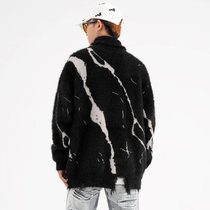 Men's Loose Lazy Turtleneck Sweater