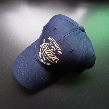 Gorra de béisbol con visera y bordado de letras europeas y americanas para hombres y mujeres