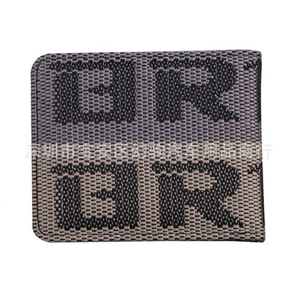 Cartera corta de tela modificada para coche de carreras