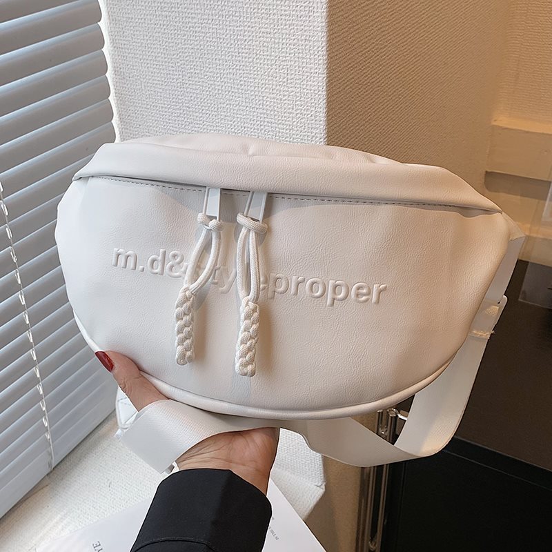 White Chest Crossbody Bag