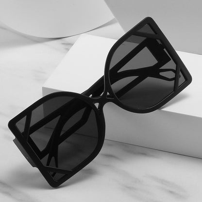 Gafas de sol con montura cuadrada grande, moda para hombres y mujeres
