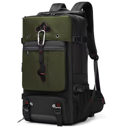 Mochila de viaje para exteriores de gran capacidad para senderismo y acampada.