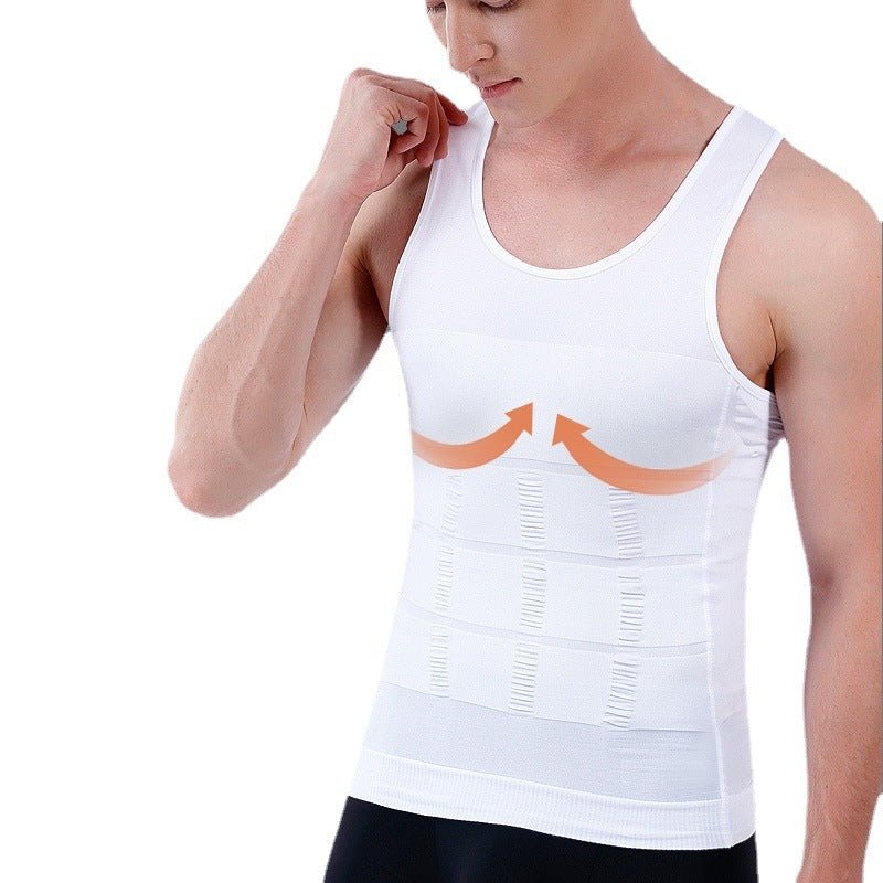 Men's Vest Shapewear Summer Sports Fitness - BAGMODA
