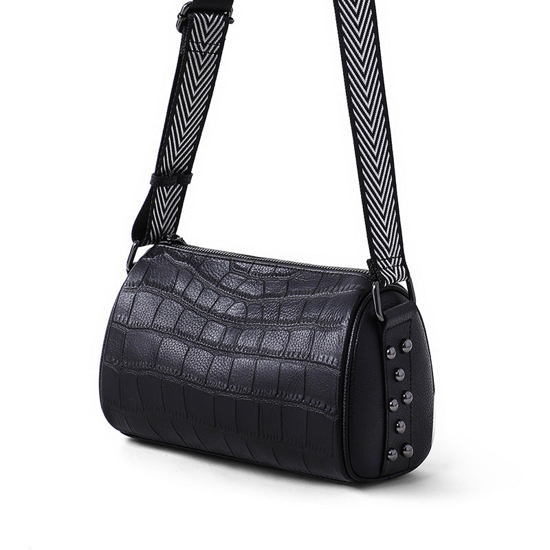 Casual Leather Crossbody Bag
