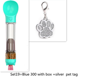 Vaso de agua multifuncional para mascotas Para llevar con el perro
