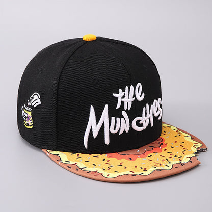 Gorra de béisbol de ala plana con esquinas faltantes, ideal para hombres y mujeres, para deportes al aire libre y a prueba de sol.