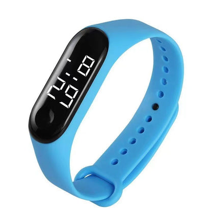 Reloj electrónico táctil impermeable para niños con LED deportivo para natación