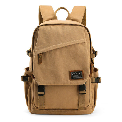 Mochila de viaje de lona con funda
