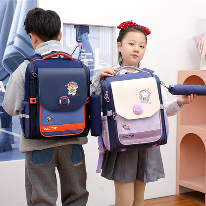 One Piece Dropshipping Grundschüler Schultasche Jungen und Mädchen Entlastung Wirbelsäulenschutz