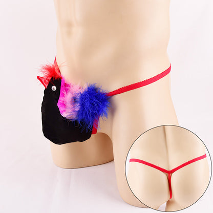 T-back Men's Penis Cover Elephant Pants Chicken Pants