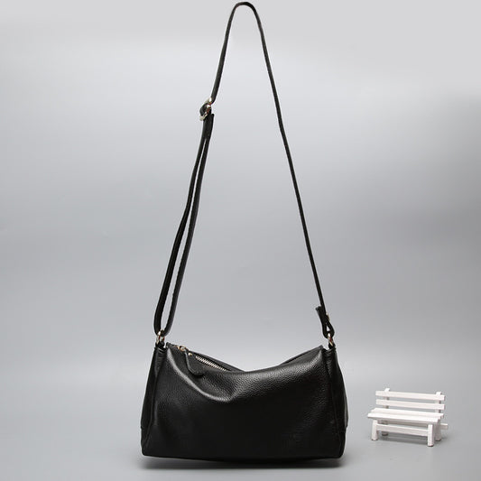 Bolso bandolera de piel para mujer con un solo hombro