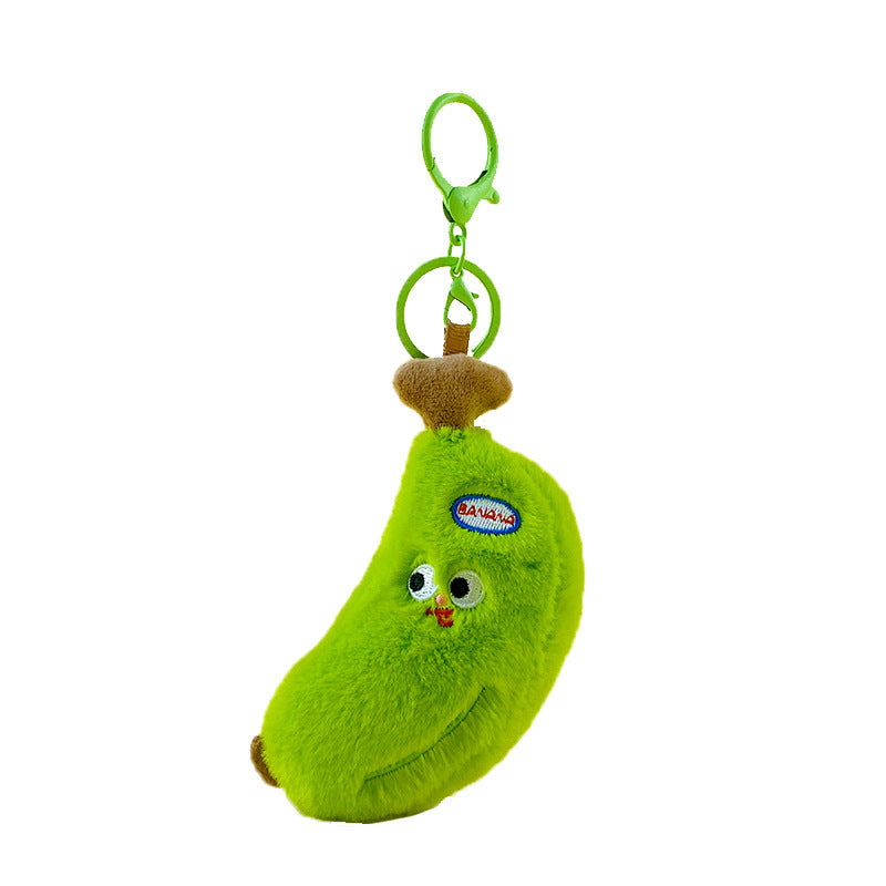 Plush Cooing Banana Keychain