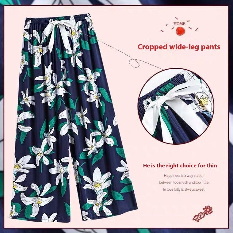 40 Cotton Silk Pajama Pants Summer Women