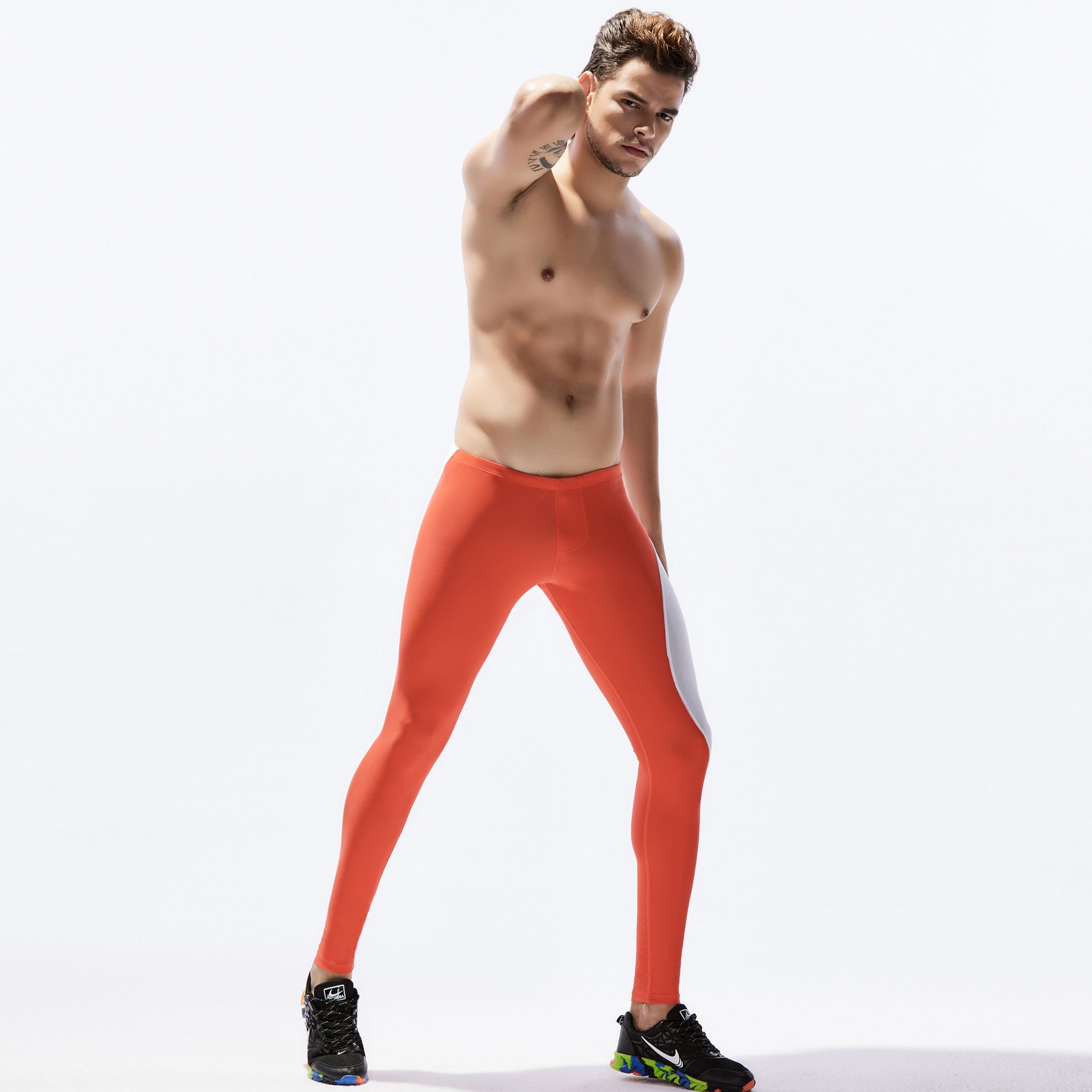 Men Sports Tight Stretch Fitness Pants - BAGMODA