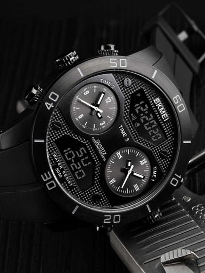 Reloj electrónico deportivo para hombre, resistente al agua y al aire libre.