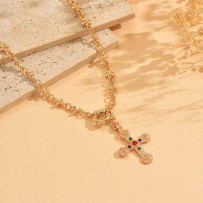 Traje de collar en forma de Y con diamantes de imitación personalizado