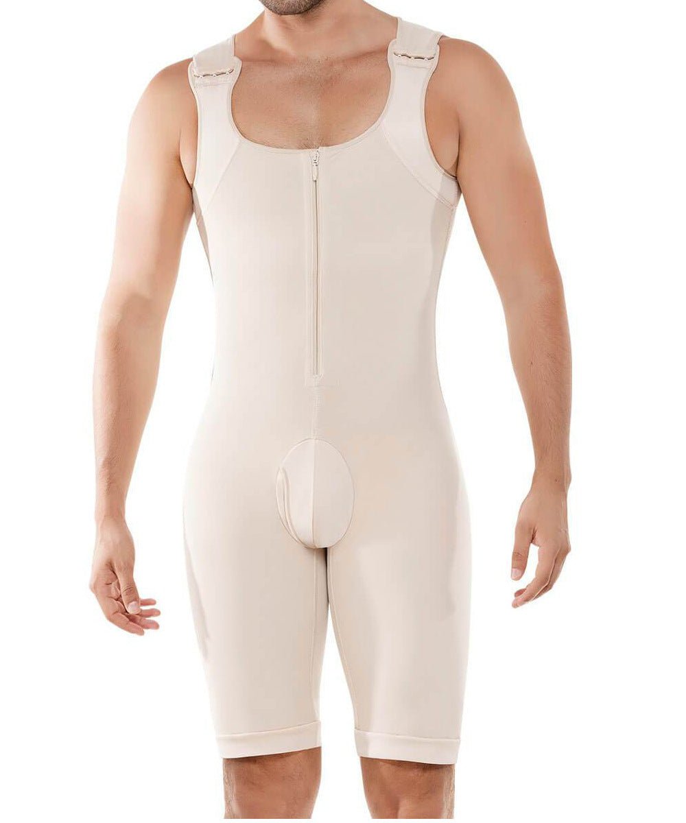 Peach Pants Jumpsuit Lift Body Shape For Men - BAGMODA