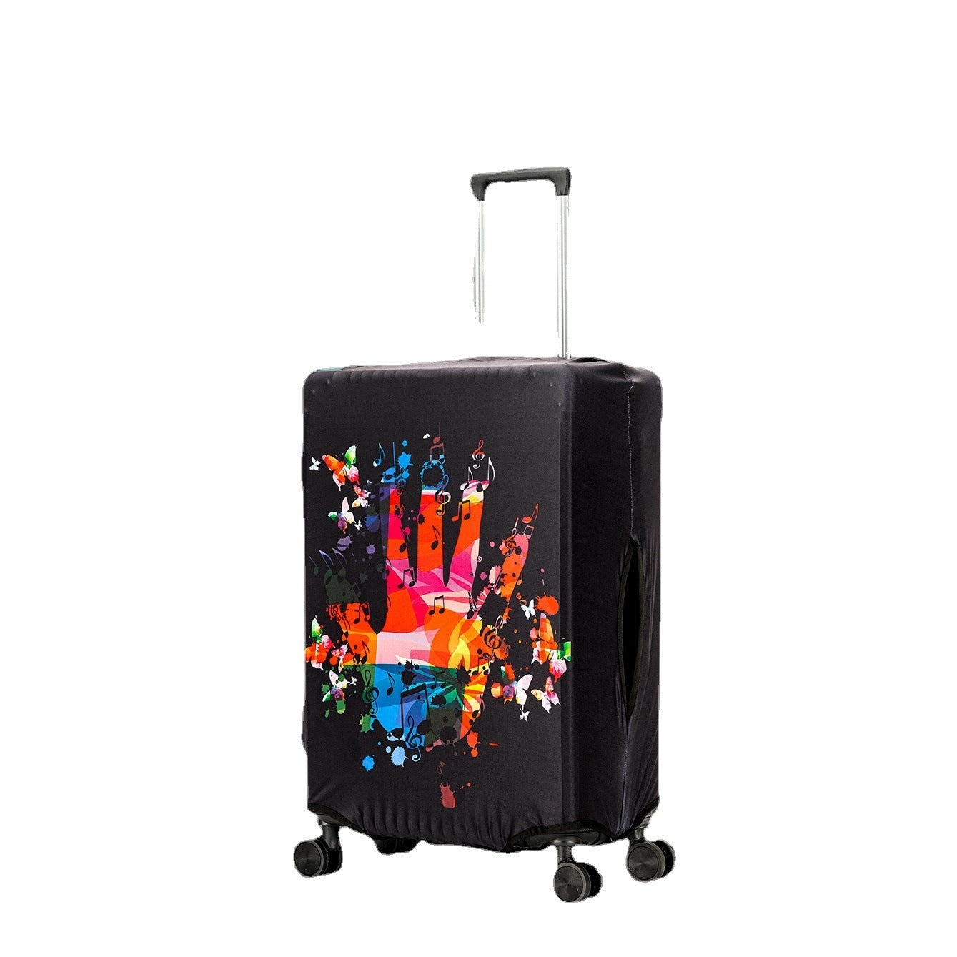 Trendy Unique Suitcase Suite Elastic Case Cover Luggage Protective Cover Travel Trolley Case Dust Cover