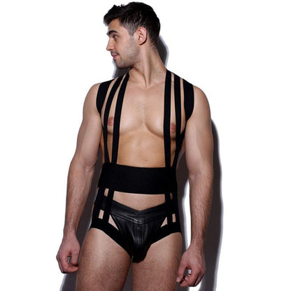 Men's Shapewear Top With A Tight Waistband And Chest Waistband Vest - BAGMODA