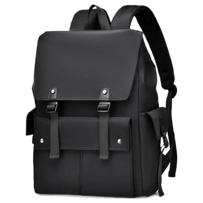 Bolso de piel multibolsillos