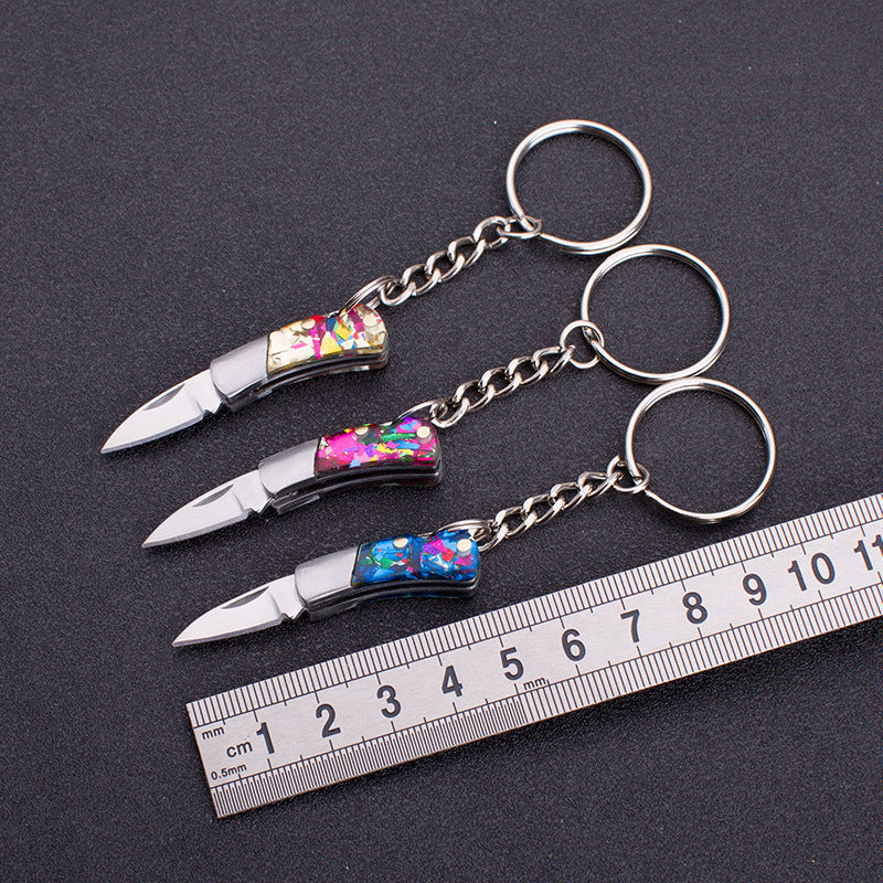 Split Quick Knife Folding Pocket Your Keychain