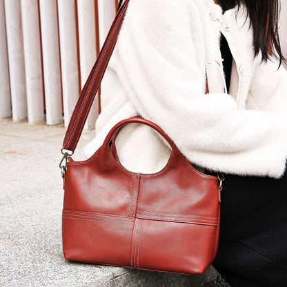Bolso bandolera de piel de vacuno