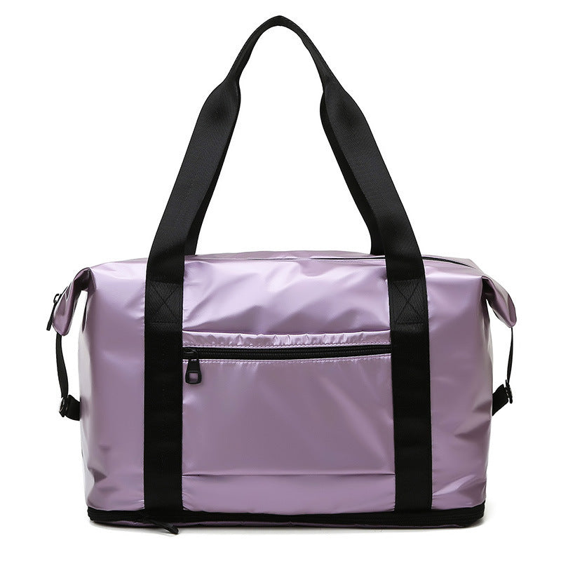 New Single-layer Expandable Trolley Travel Handbag