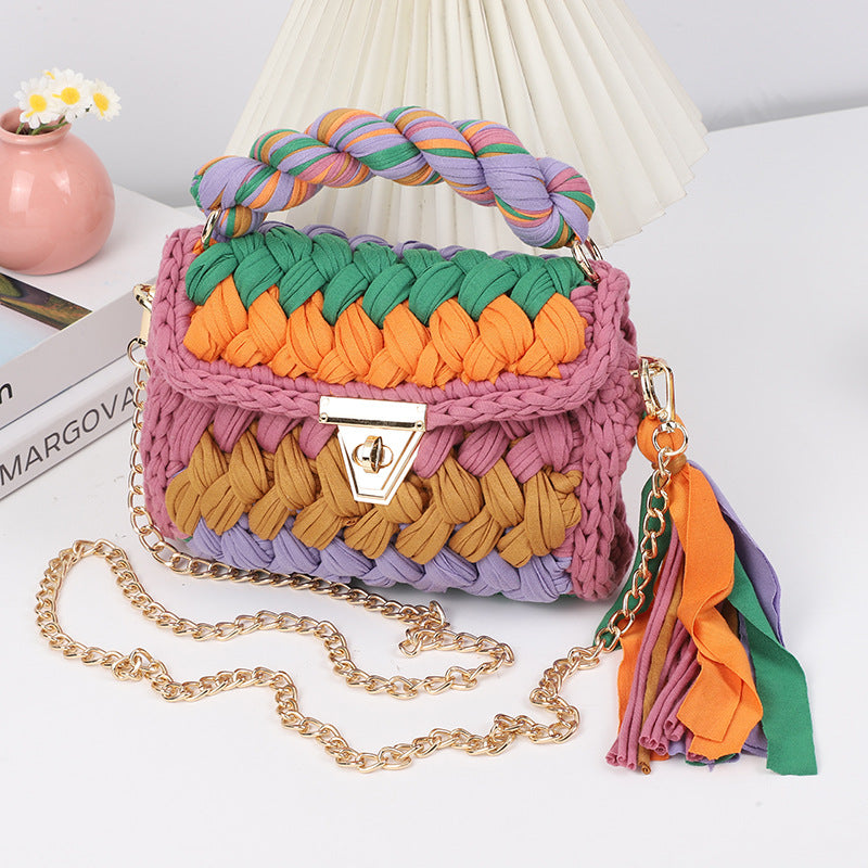ColorPop Braided Street Bag