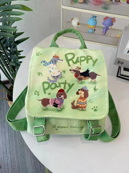 Welpen Party Rucksack Student Niedlich Casual
