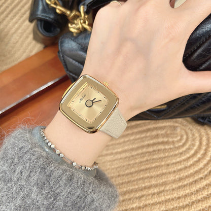Reloj retro elegante y brillante con correa magnética resistente al agua